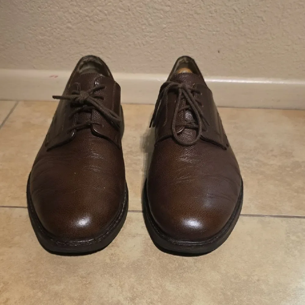 Classic Brown Leather Men's Shoes